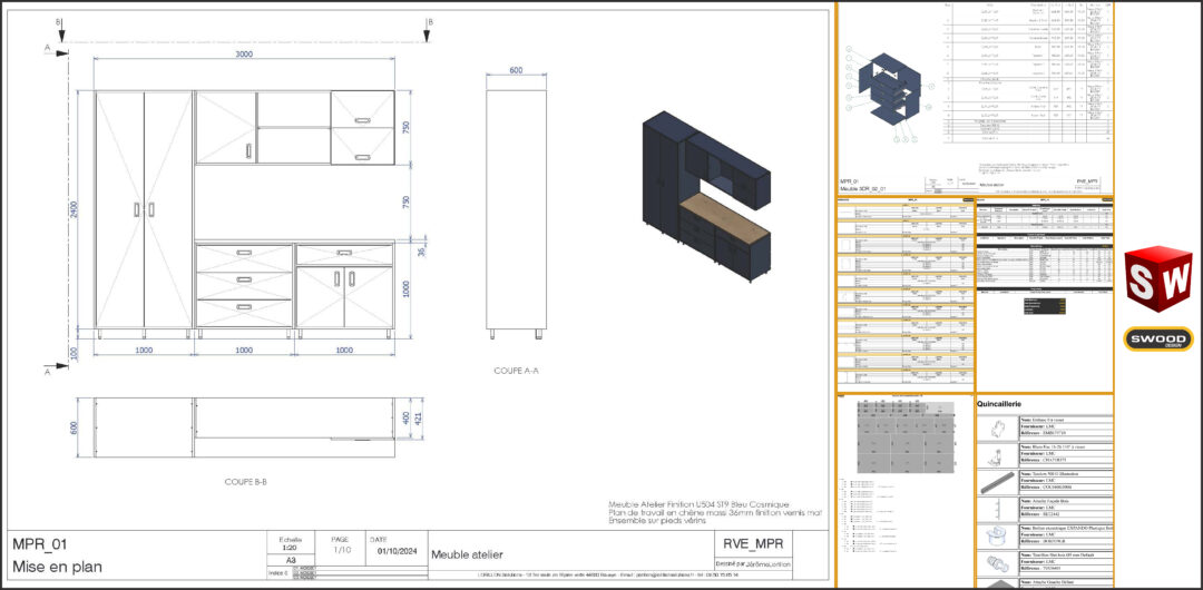 3D REFIT – Meuble Atelier